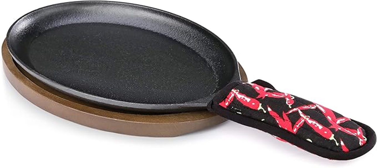 newstar castiron fajita set