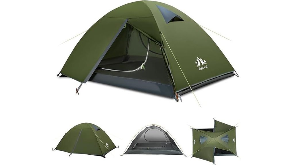 night cat two person tent
