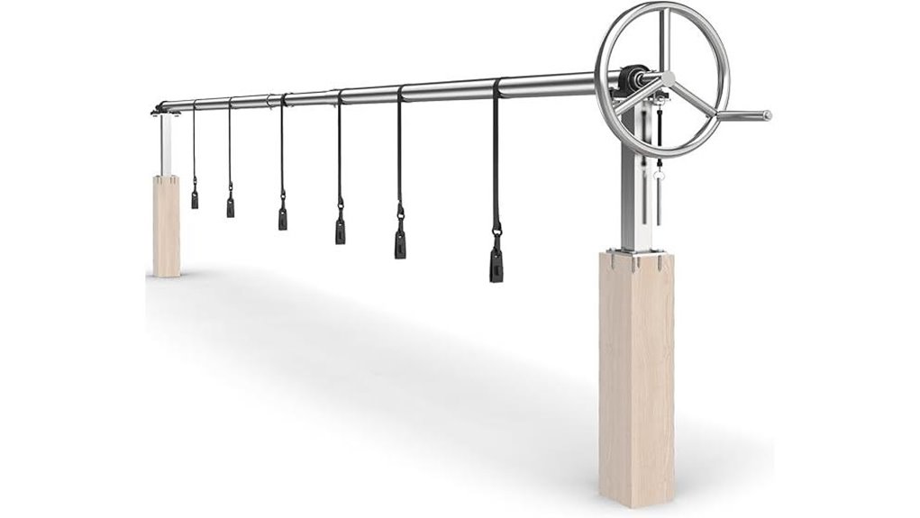 nine foot stainless solar reel