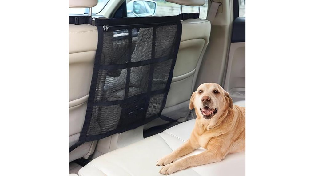 nine grid dog with zipper