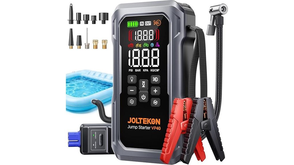 nine in one car jump compressor