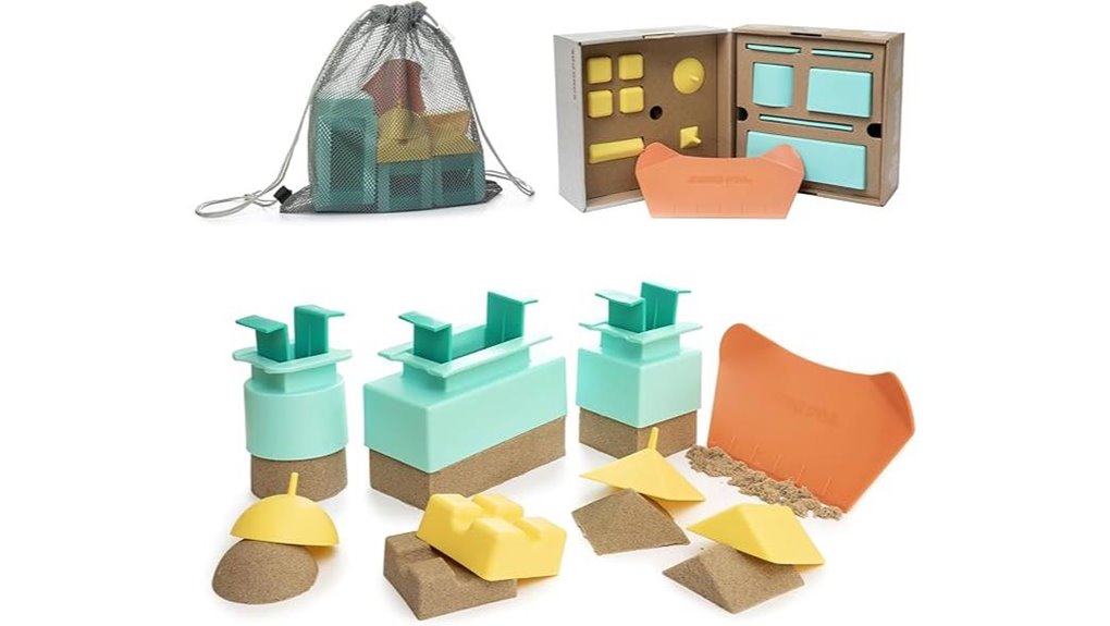 nine piece sandcastle building kit