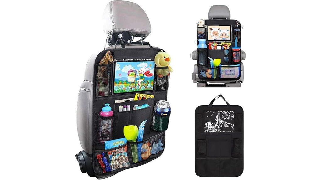 nine pockets tablet holder