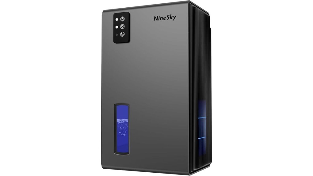 ninesky 1000sqft 95oz dehumidifier
