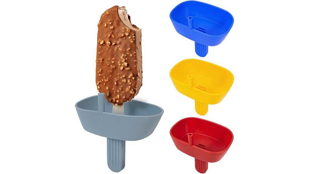 no drip silicone popsicle holders