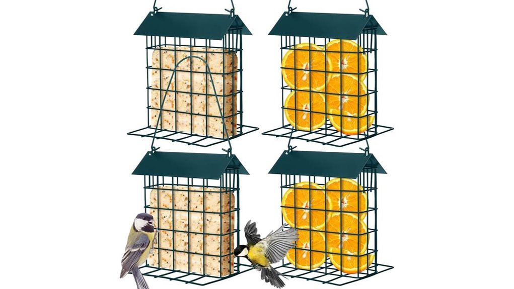nuogo 4 unit squirrel proof feeder