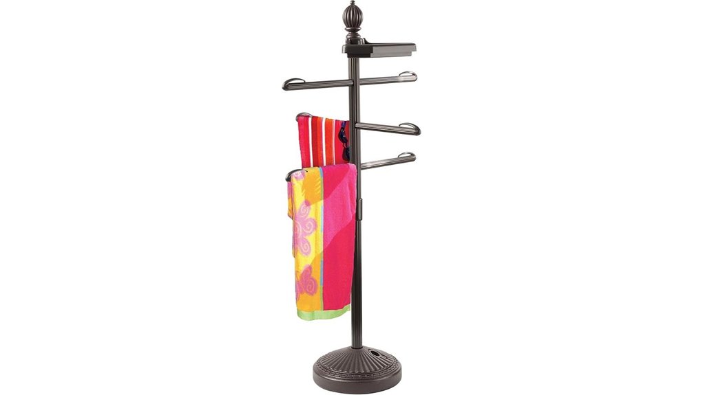 o2cool adjustable towel holder