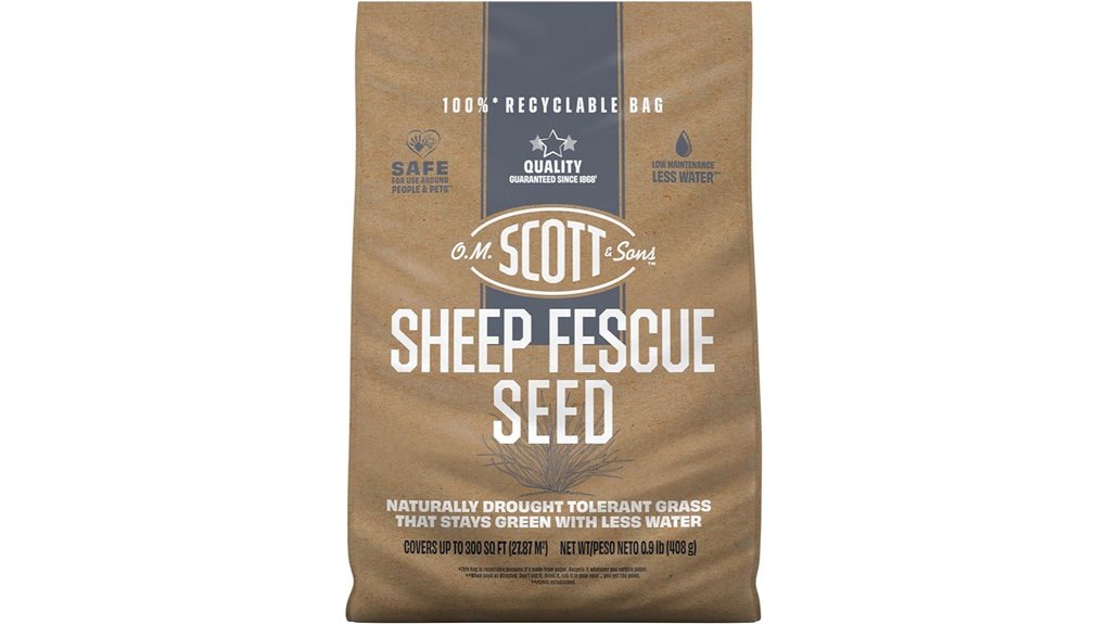 o m scott drought tolerant fescue