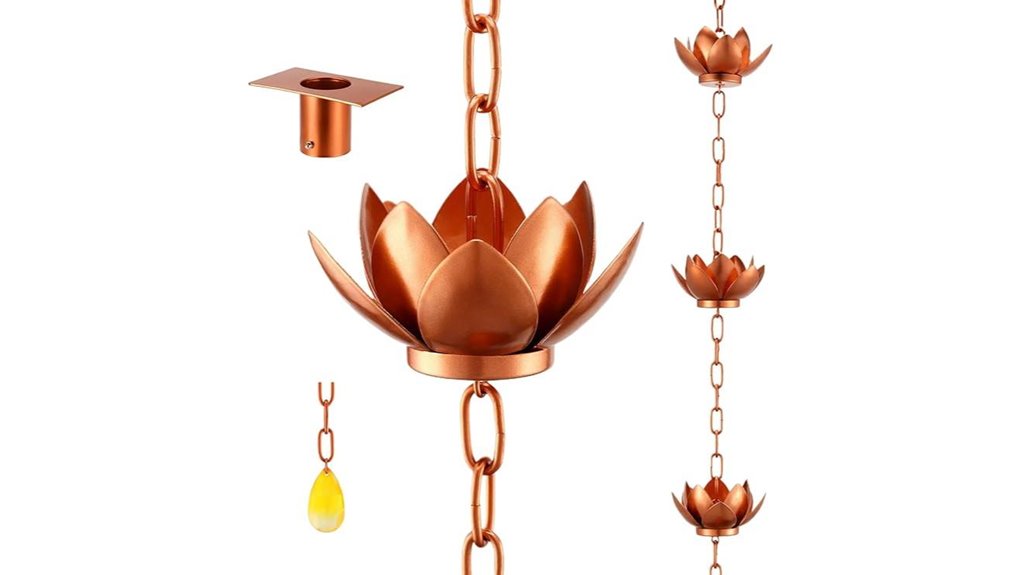 oakleaf 8 5ft copper chain