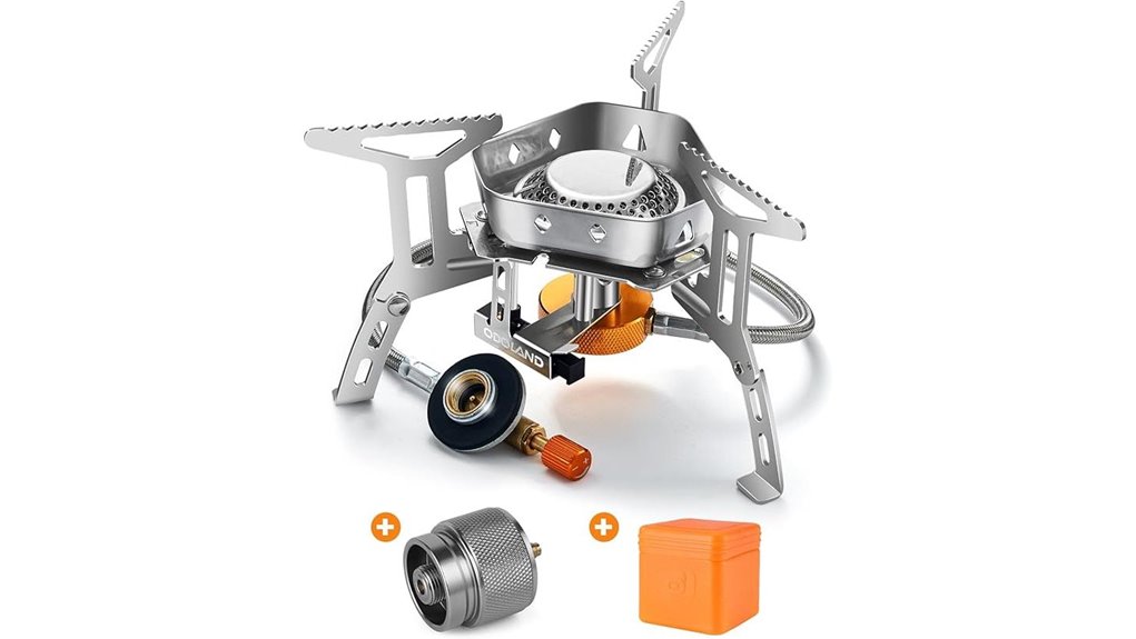 odoland dual output windproof stove