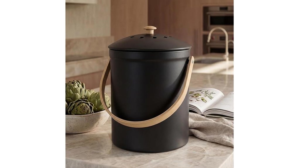 odorless kitchen compost bin