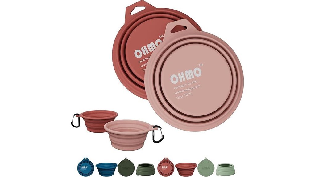 ohmo collapsible silicone bowls