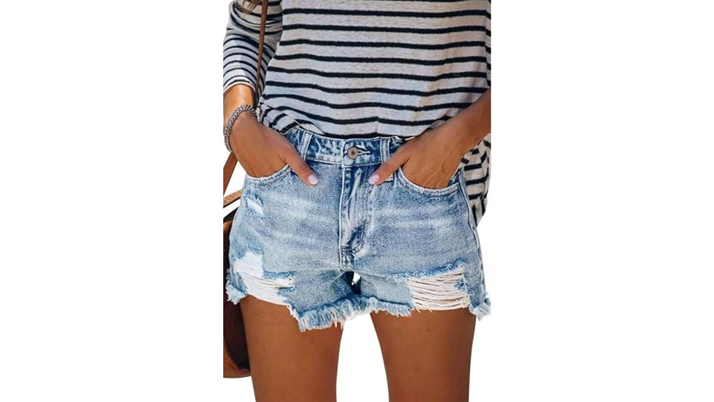 onlypuff trendy denim cutoffs