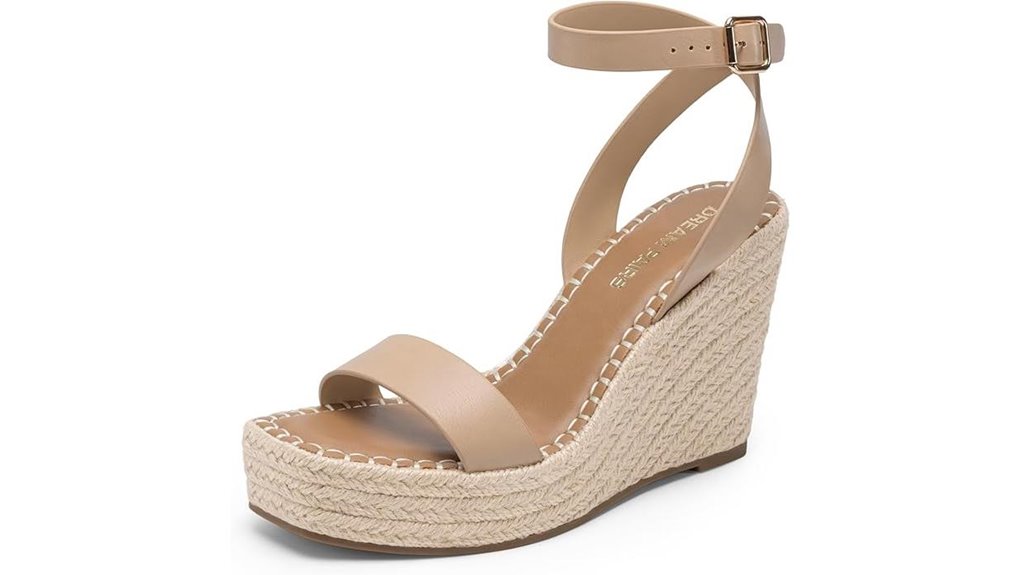 open toe platform sandals