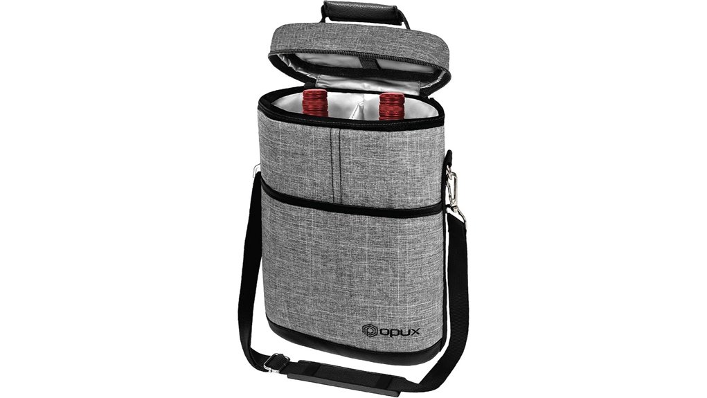 opux 2 bottle leakproof cooler