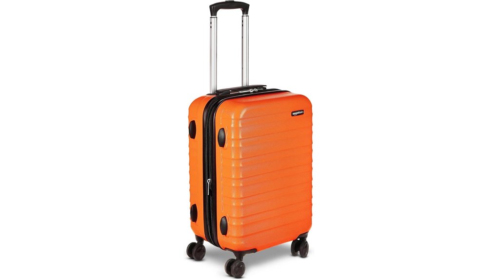 orange 21 spin wheel carry on