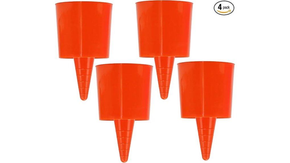 orange 4 pack beach coasters