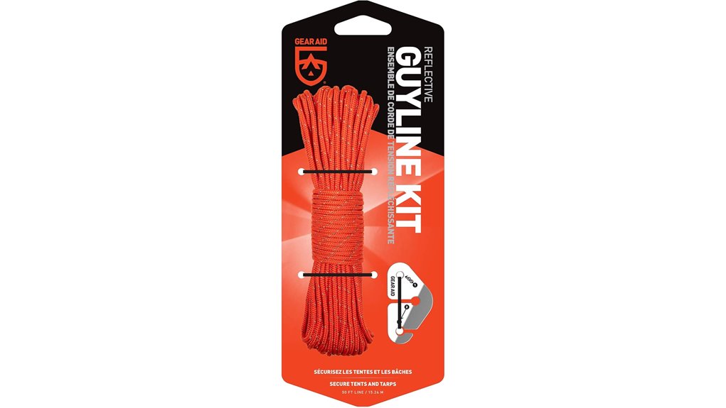 orange 50ft reflective guyline