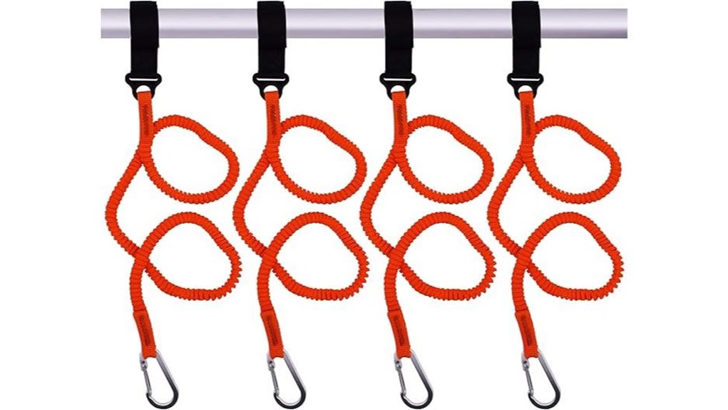 orange paddle leash lanyard