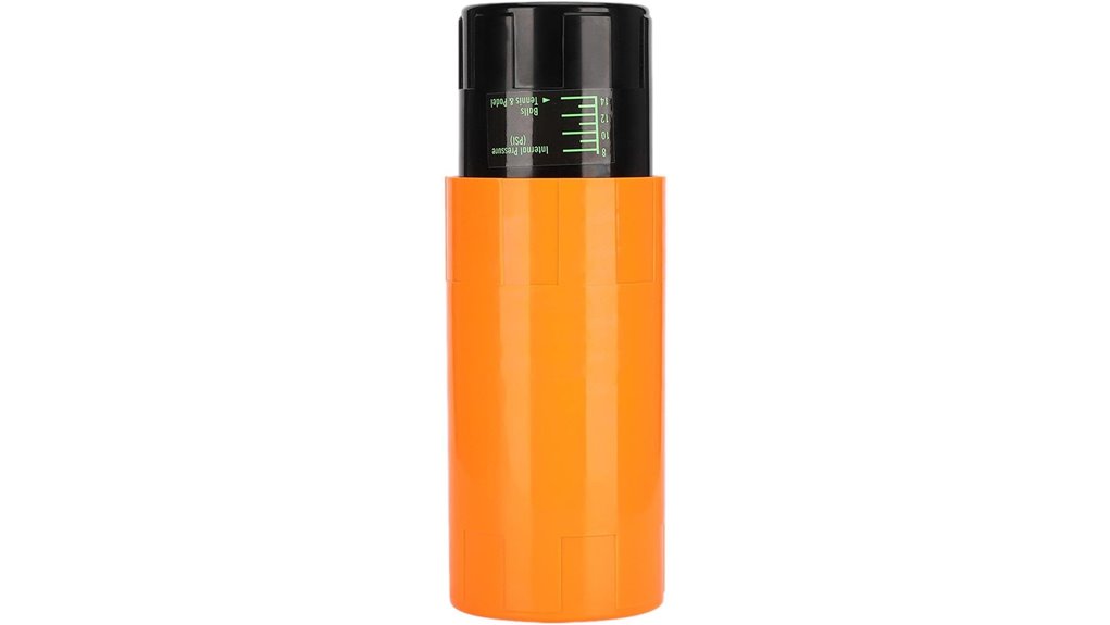 orange tennis ball pressurizer