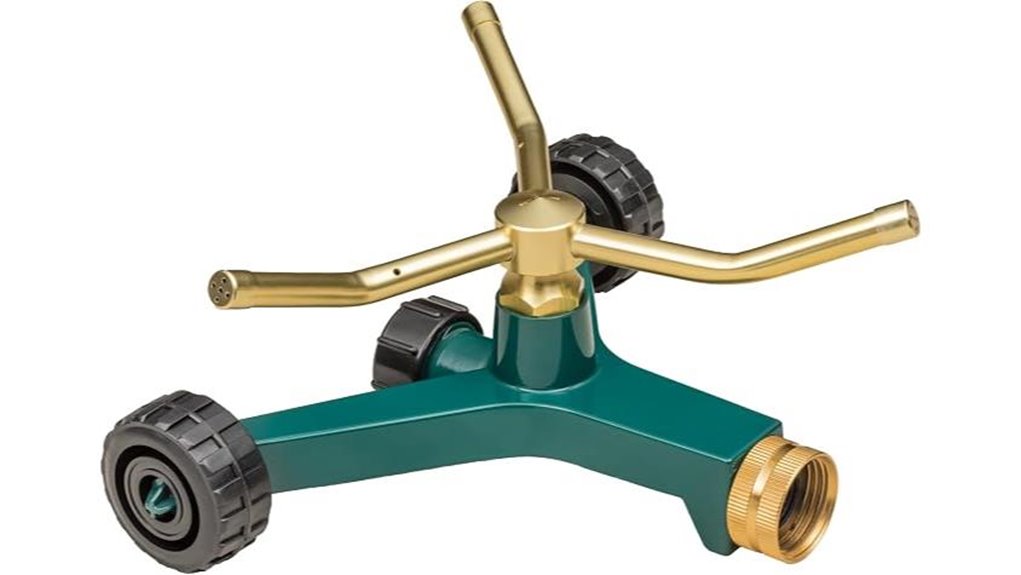 orbit 3 arm wheel sprinkler