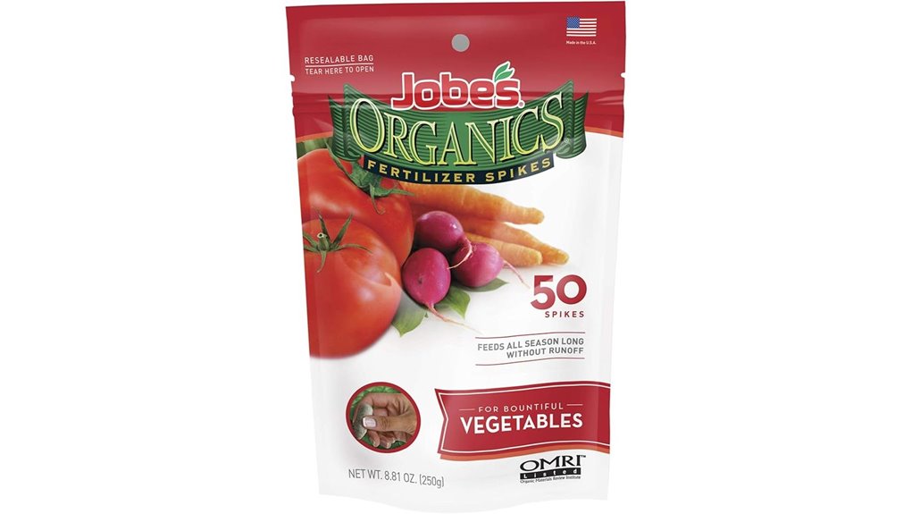 organic fertilizer vegetable spikes