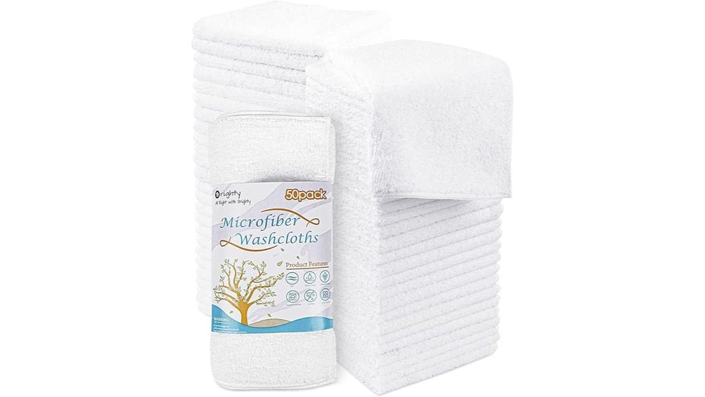 orighty 50 microfiber washcloth towels