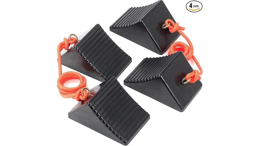 ouleme heavy duty rubber chocks