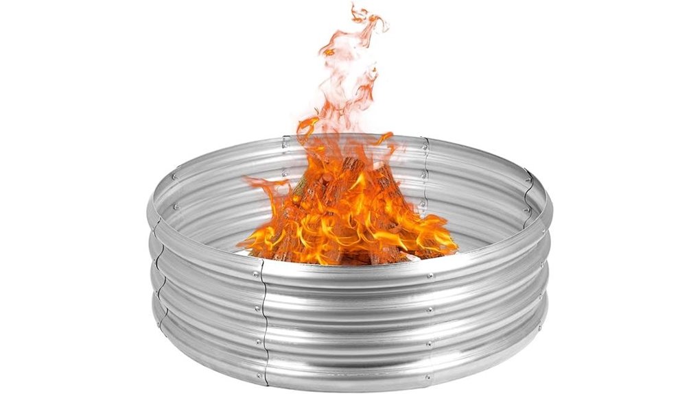 ousheng galvanized fire ring