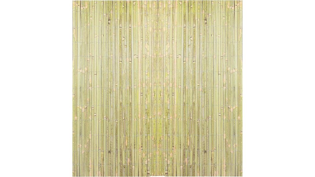 outdoor bamboo privacy fence
