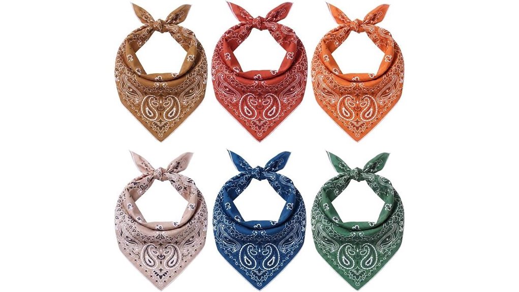 outdoor cooling paisley bandanas