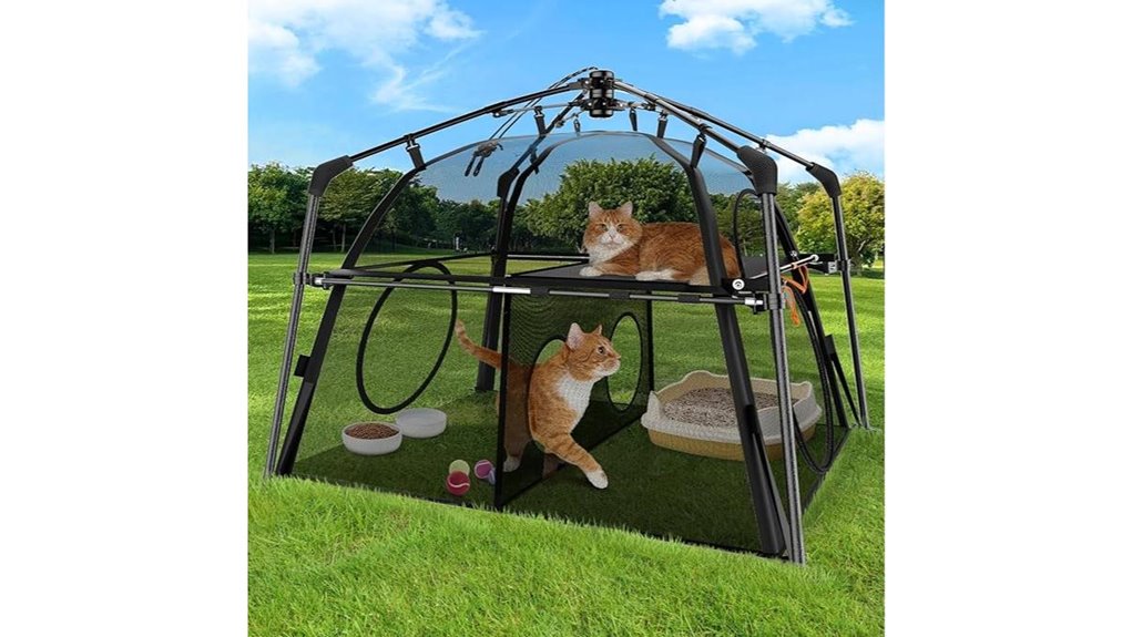 outdoor foldable cat playpen