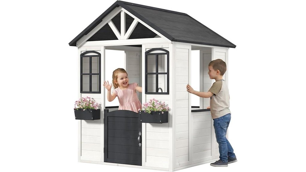 outdoor kids playhouse kitchen