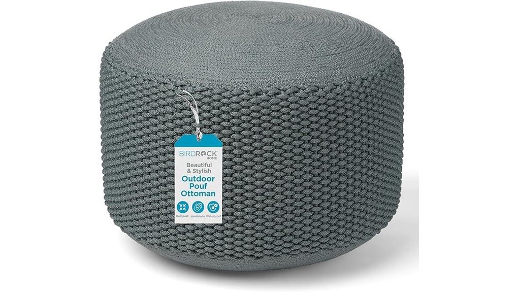 outdoor pouf by birdrock