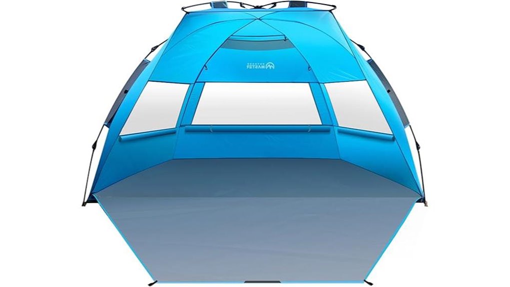 outdoormaster beach pop up tent