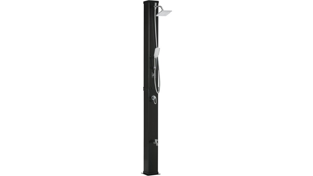 outsunny solar 10 6gal shower