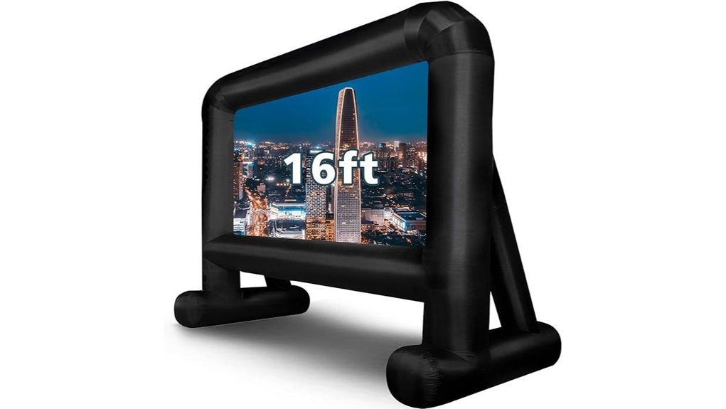 outtoy 16ft inflatable screen
