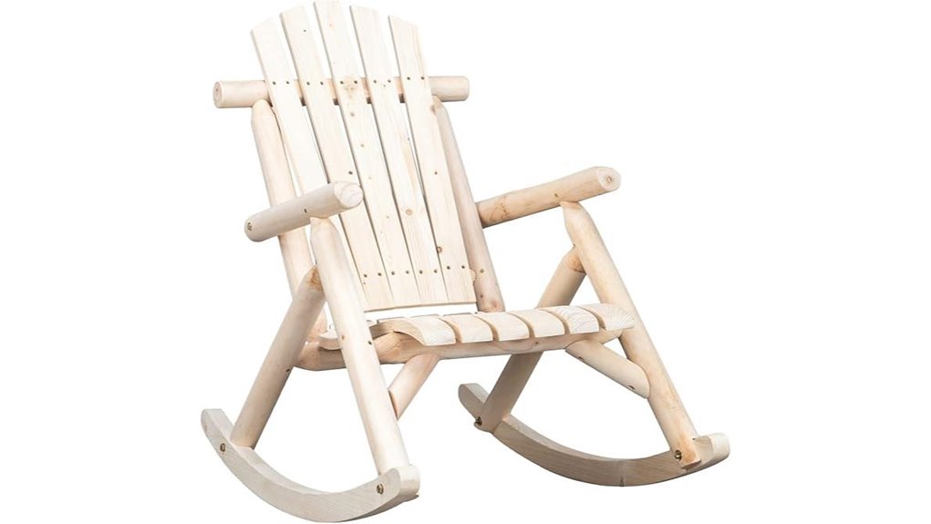 outvita fir log rocker