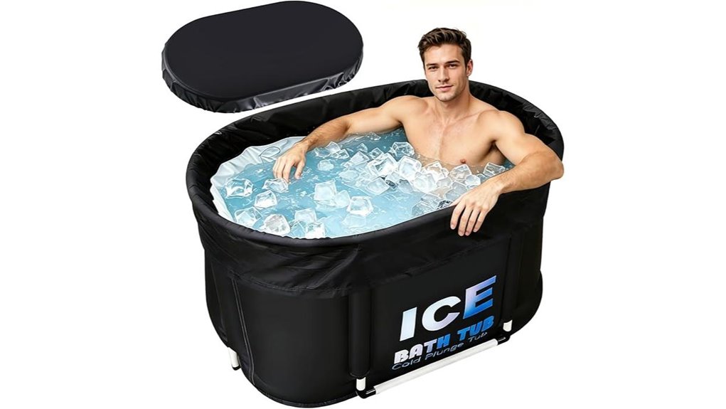 oval ice bath cover
