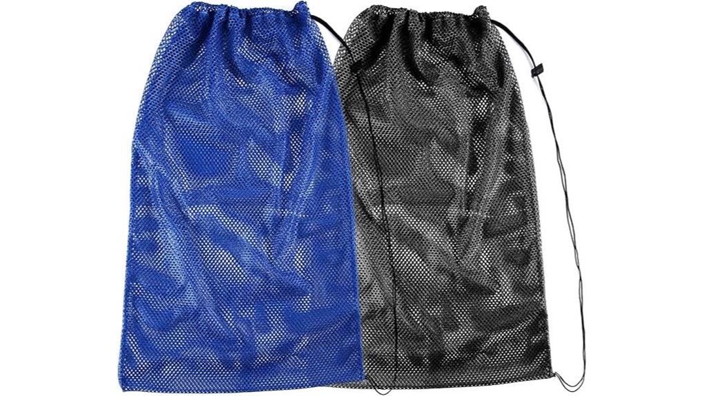 oversized mesh snorkel bags