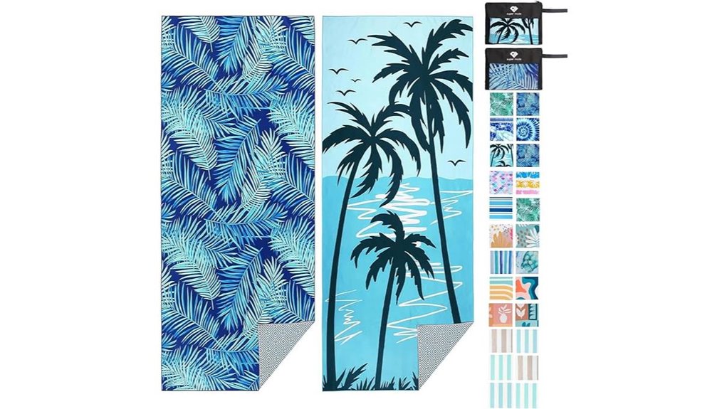 oversized quick dry microfiber set