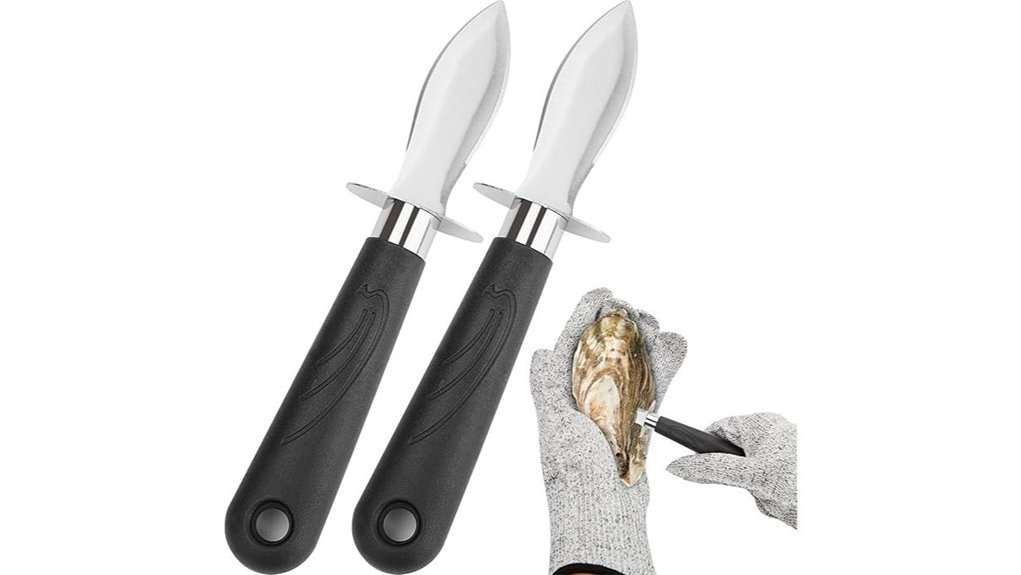oyster two knife glove set