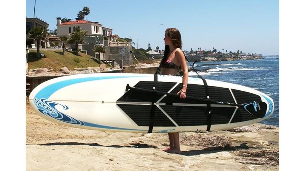 paddleboard carrying strap system