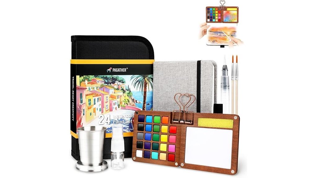 pagather mini 24 color watercolor
