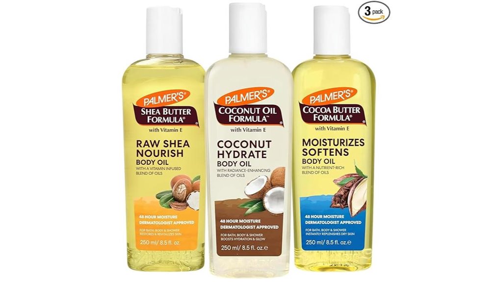 palmer s trio body oils