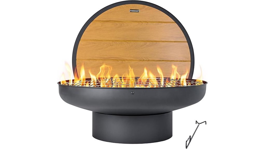 panovue 32 inch lidded firepit