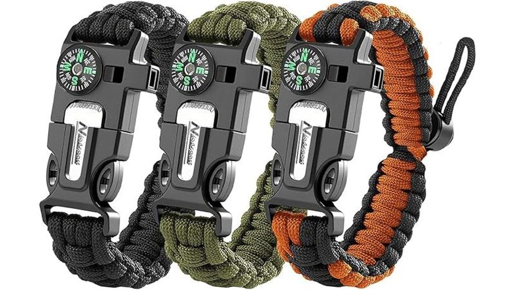 paracord survival kit set