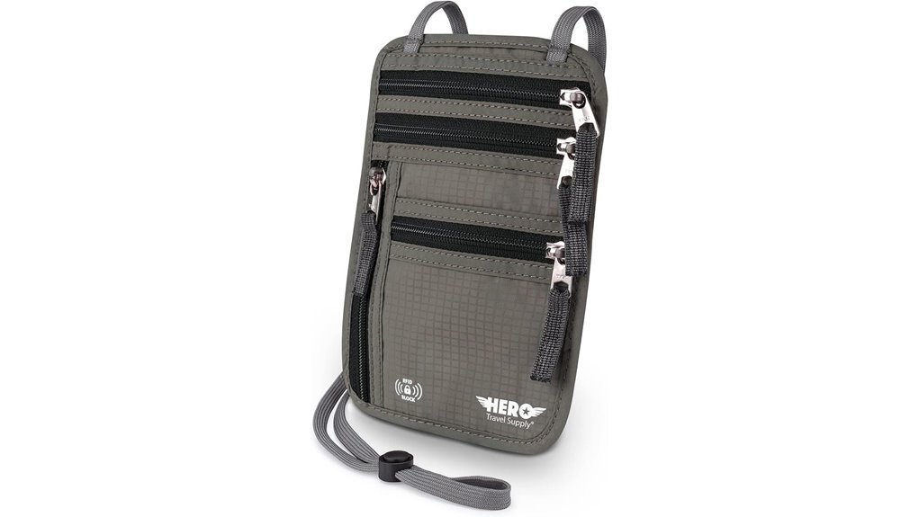 passport rfid neck wallet