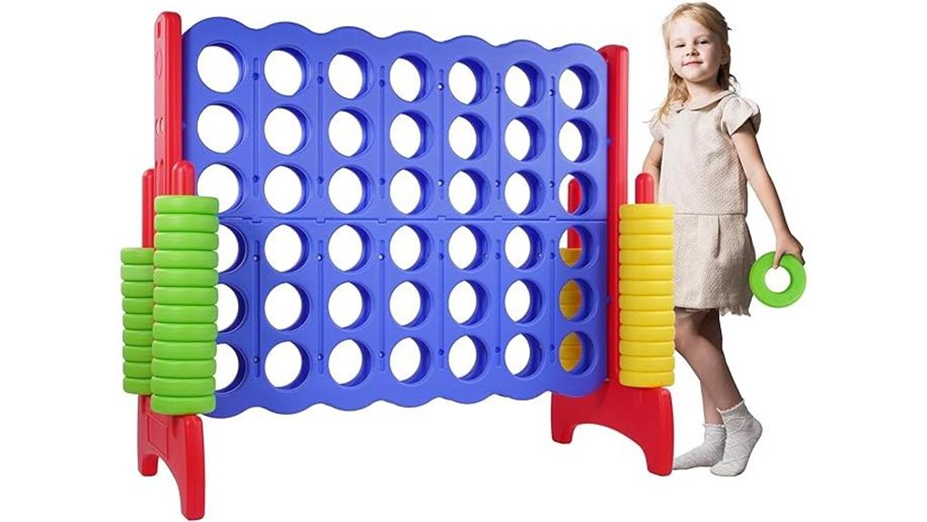 peekabu giant 4 row game
