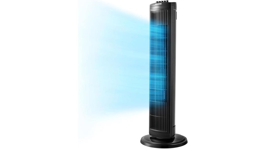 pelonis 30 inch quiet tower